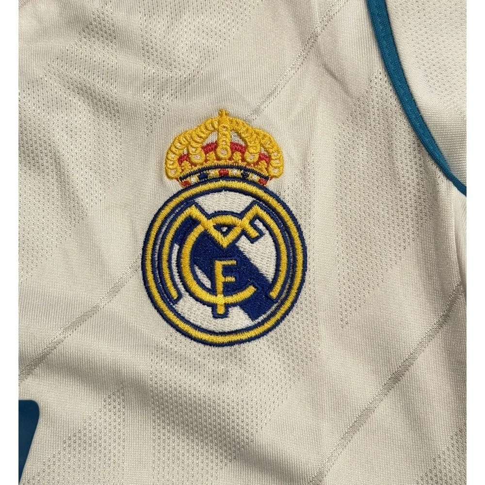 NEW Adidas Real Madrid 17/18 Home Jersey Baby 18MO White FIFA Patch Climacool